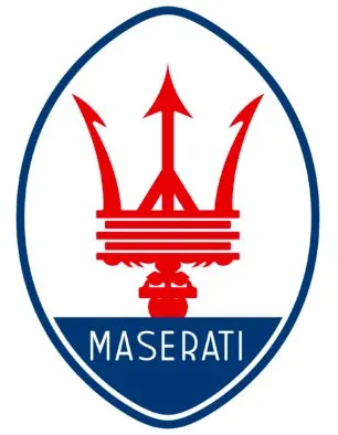 Maserati Logo 1985 to 1997
