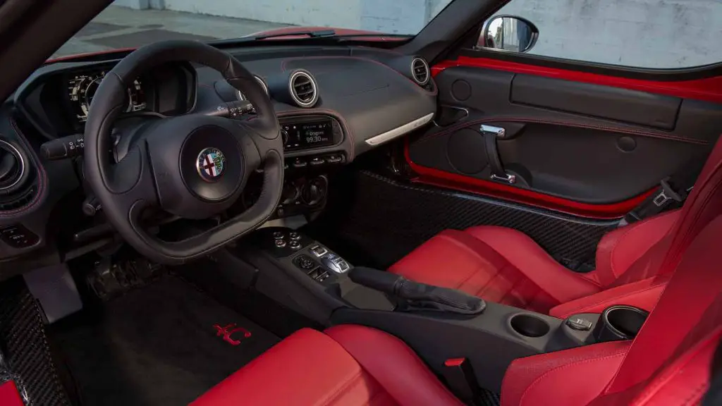 alfa romeo 4c interior