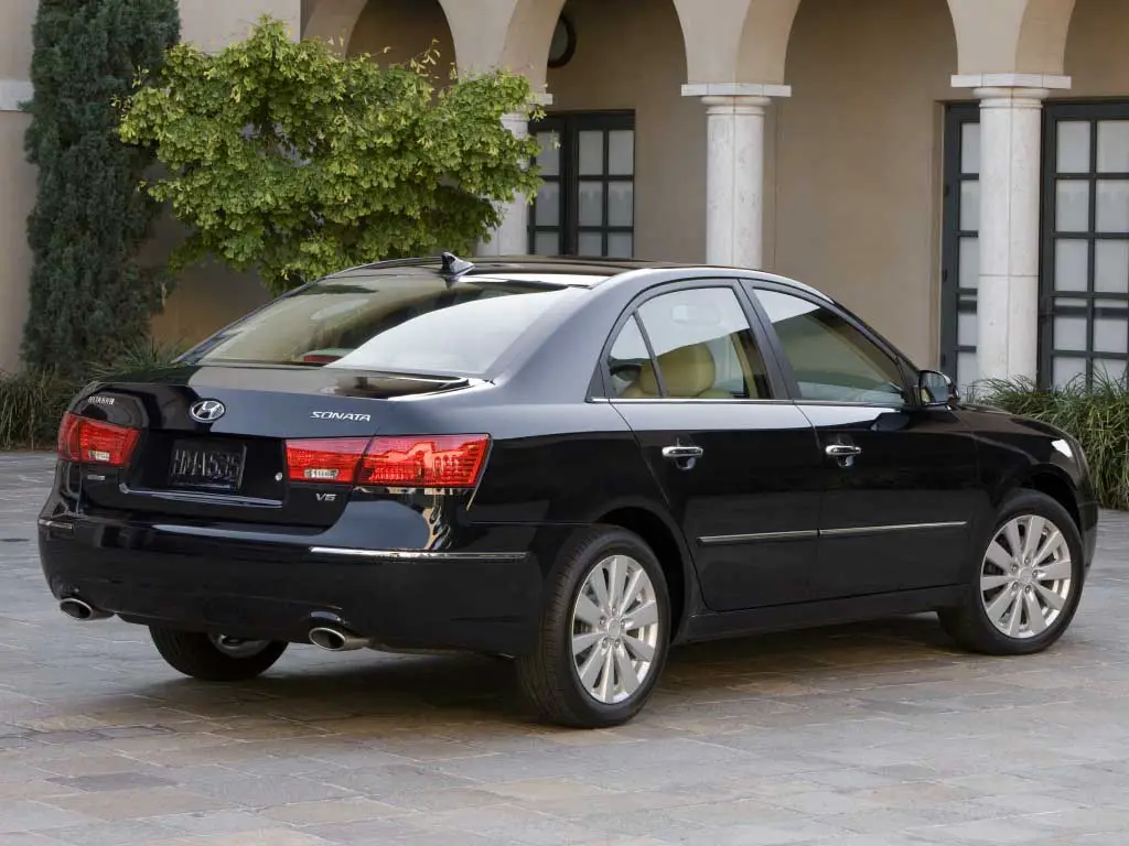 2009 hyundai sonata rear