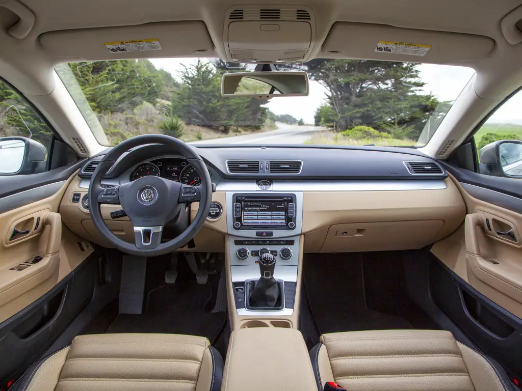 2012 volkswagen cc interior