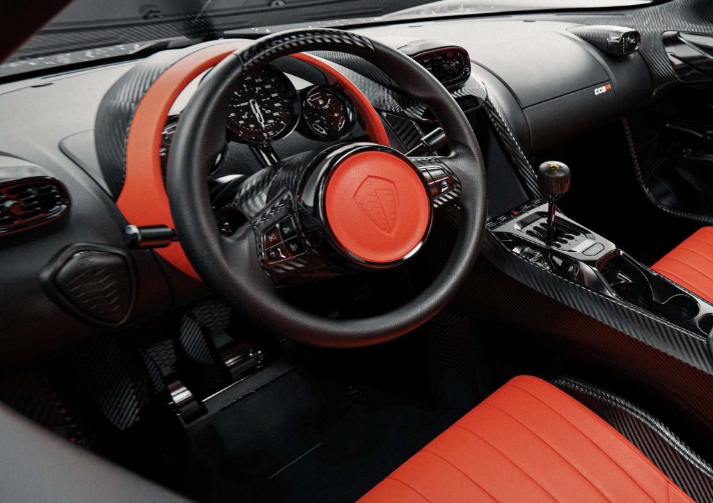 Koenigsegg CC850 steering wheel