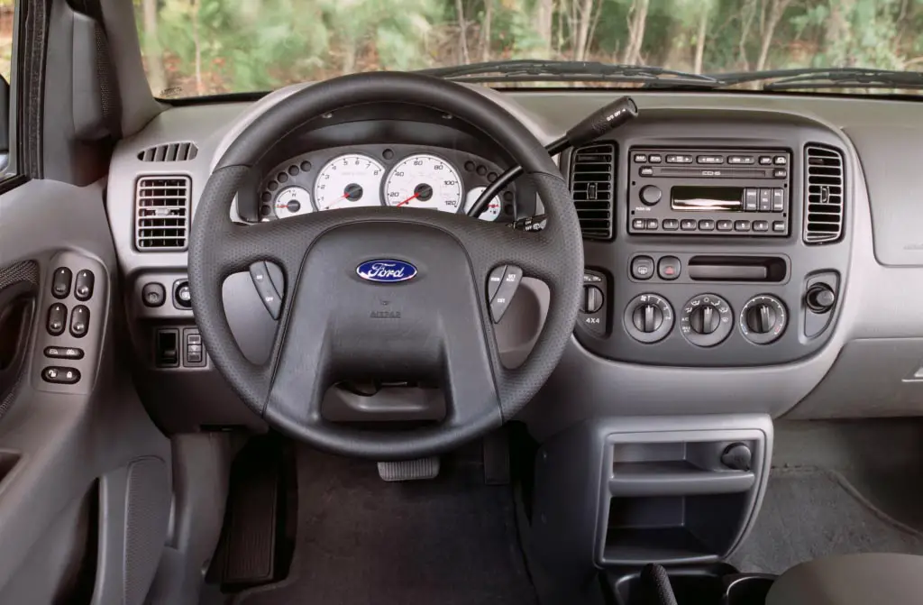 2002 Ford Escape interior