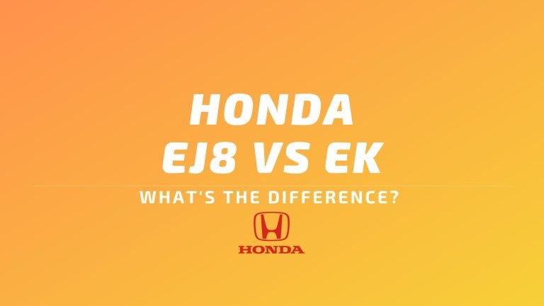 Honda EJ8 vs EK – What’s The Difference? (Answered)