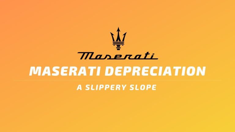 Maserati Depreciation – A Slippery Slope (What You Need To Know)