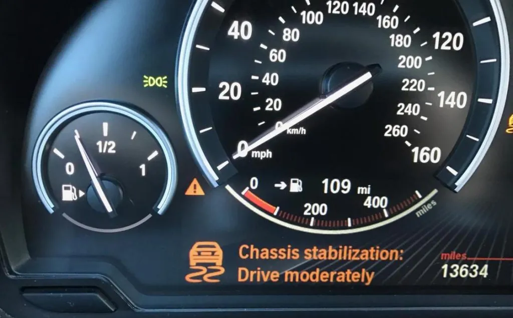 bmw chassis stabilization Error