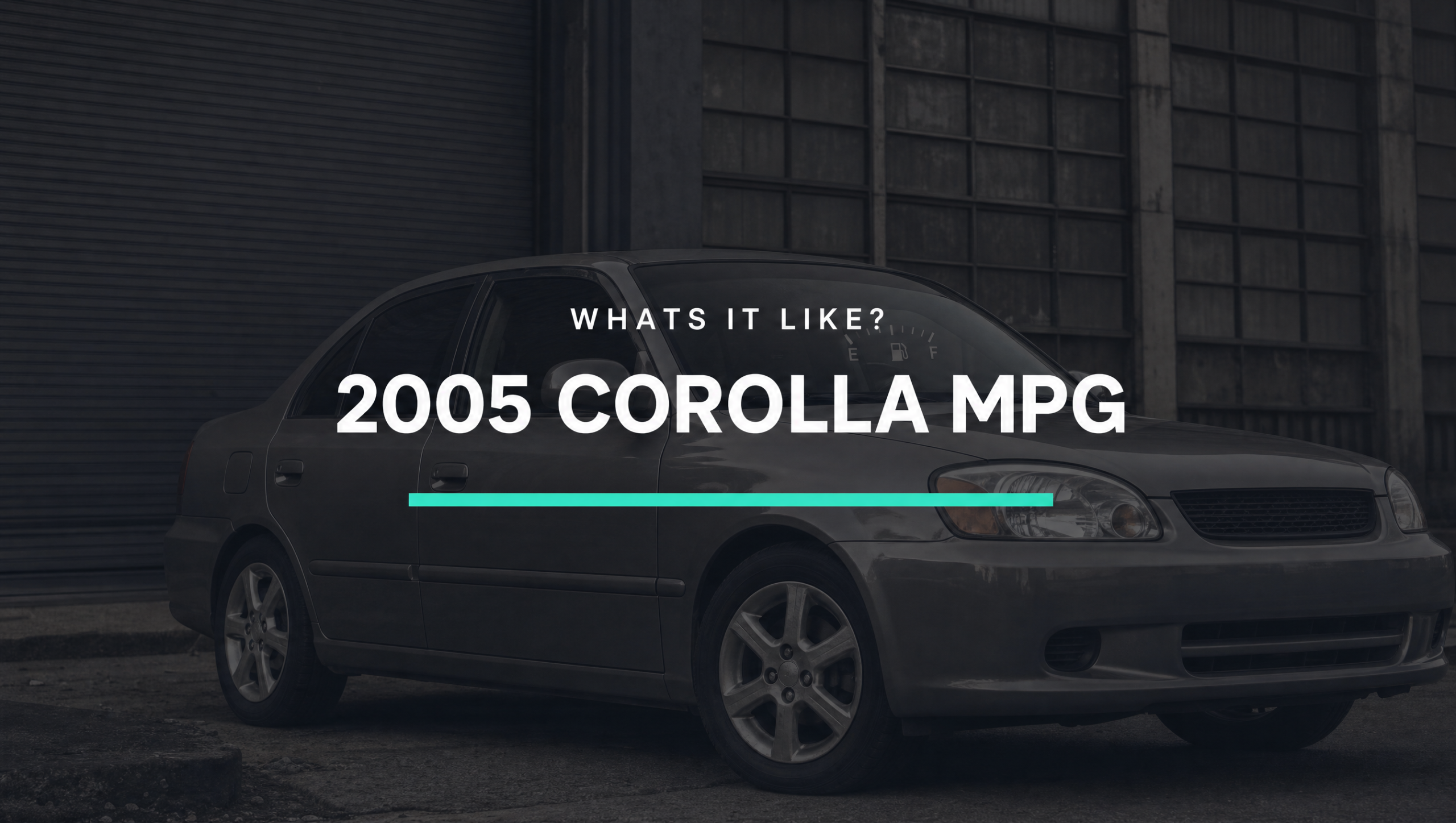 2005 corolla mpg