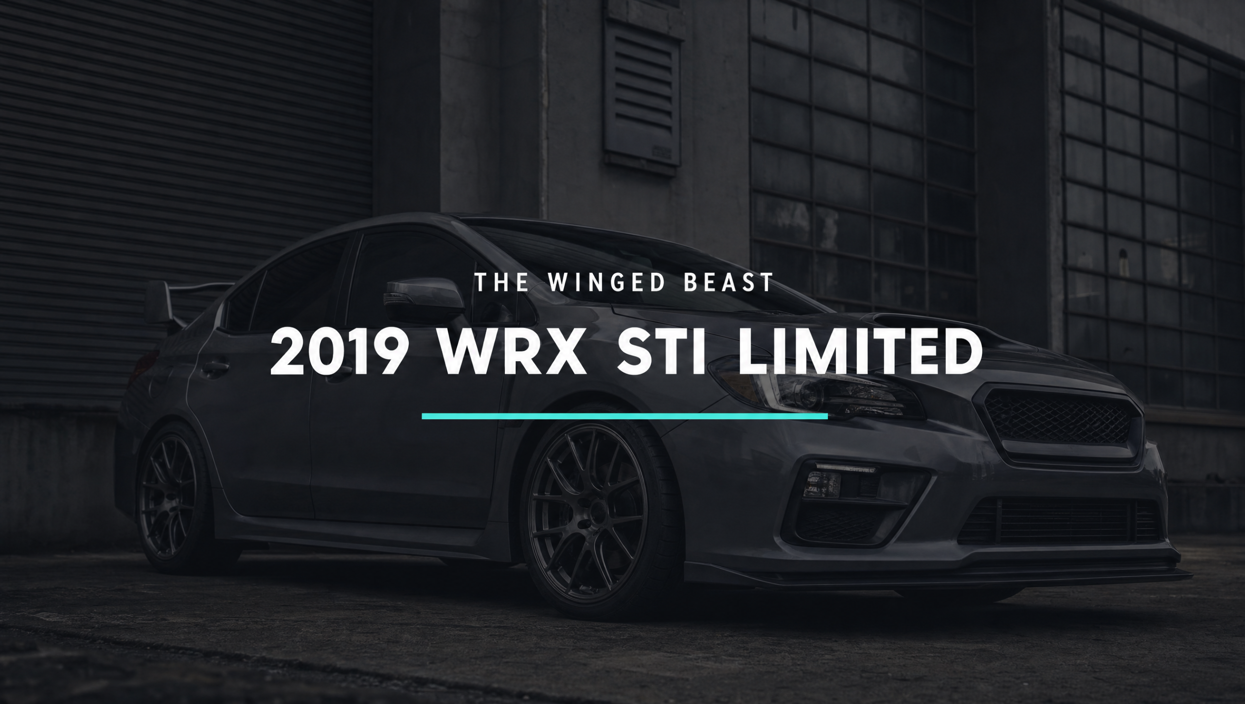 2019 wrx sti limited