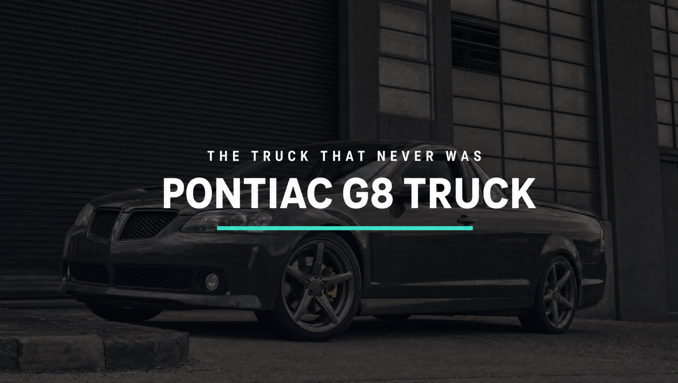 pontiac g8 truck