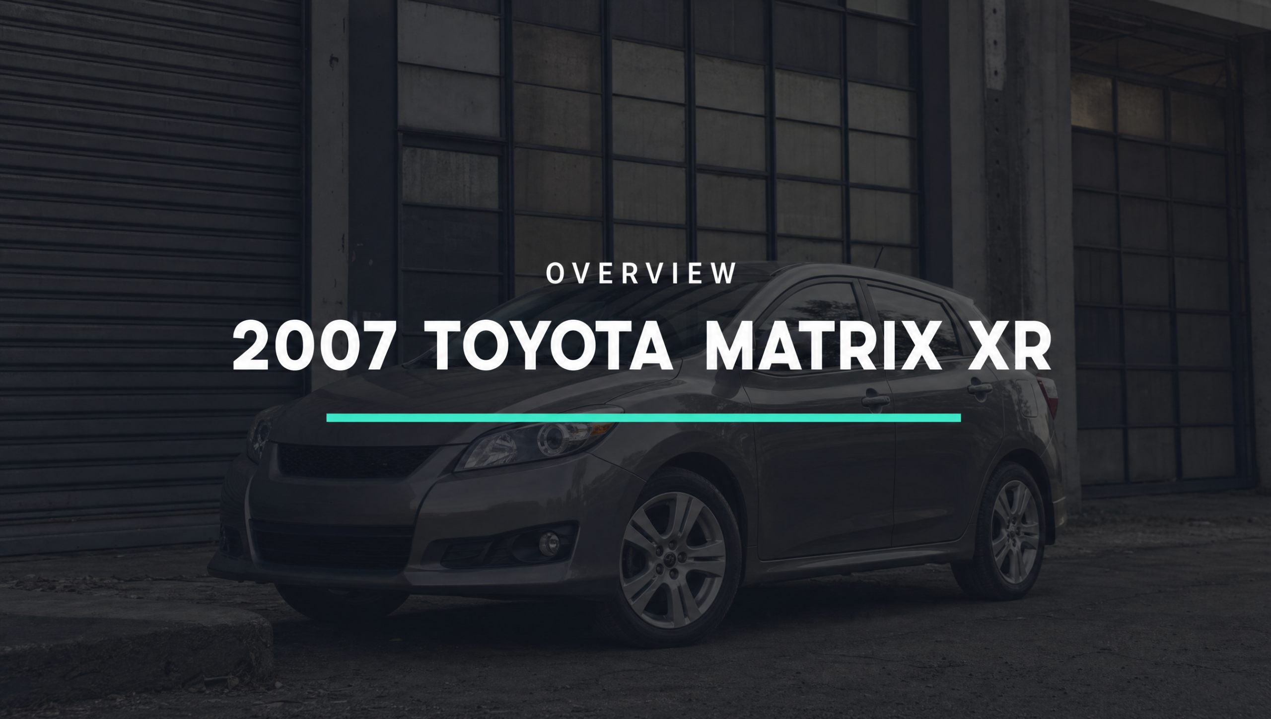 2007 toyota matrix xr