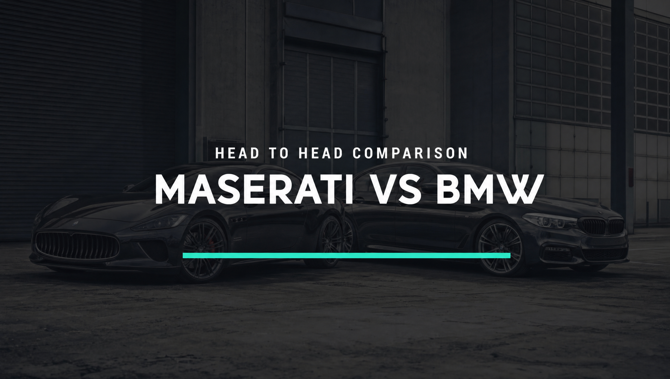 maserati vs bmw