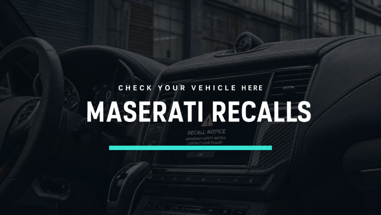 Maserati Recalls – Check Your Vehicle Here (Things You Need to know)