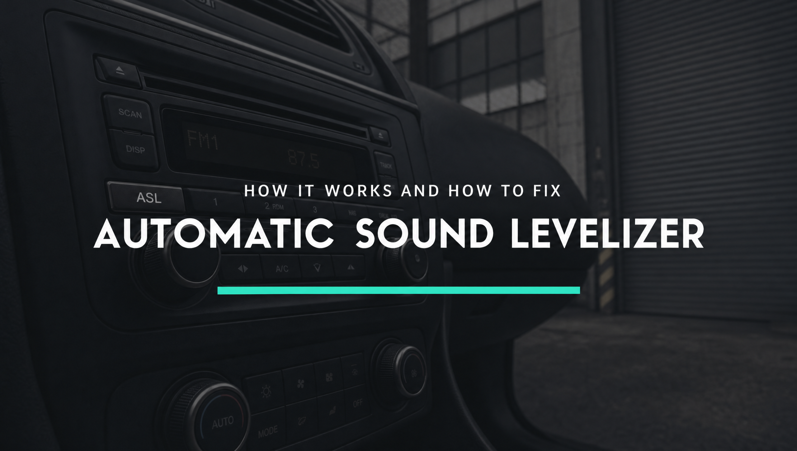 automatic sound levelizer