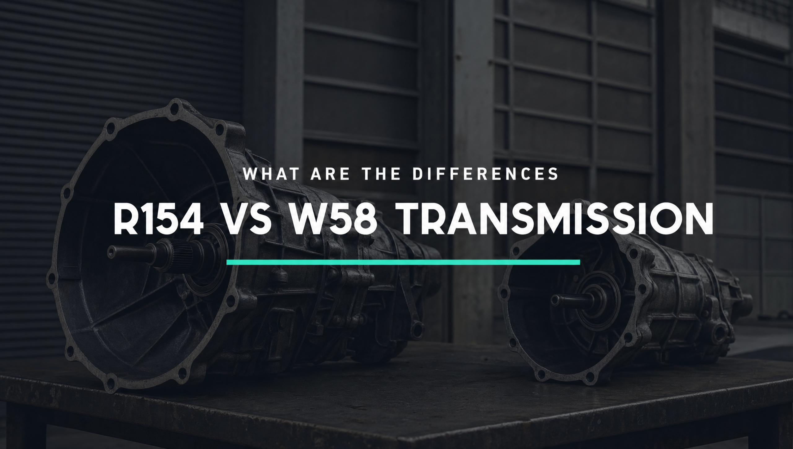 r154 vs w58 transmission