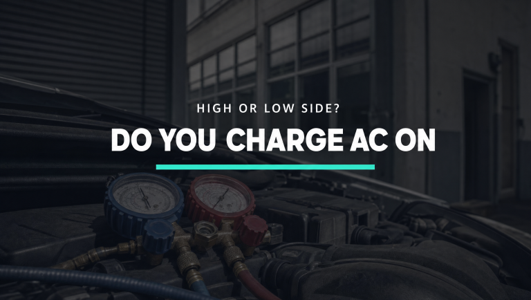 Do You Charge AC on High or Low Side?