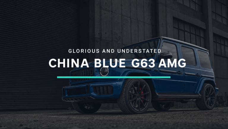 The China Blue G63 AMG – Glorious And Understated