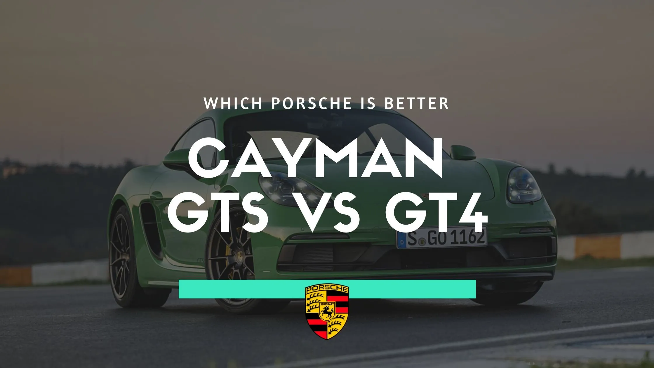 cayman gts vs gt4