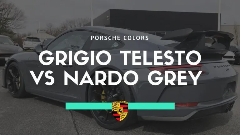 Grigio Telesto vs Nardo Grey On A Porsche