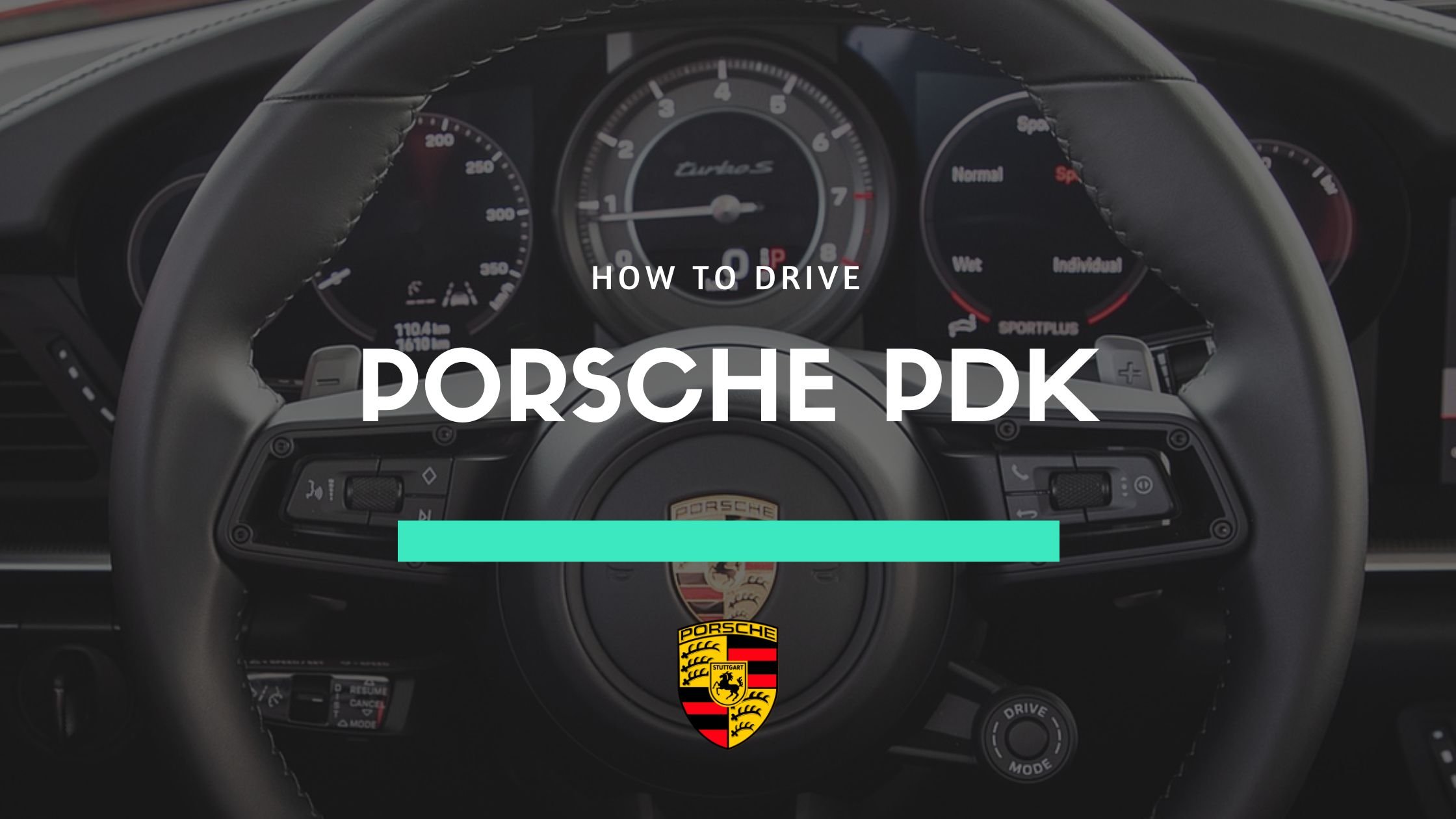 how to drive porsche pdk