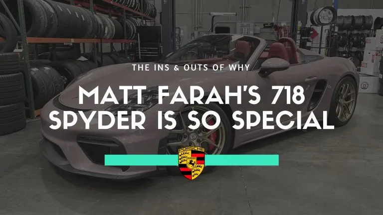 Matt Farah 718 Spyder – What’s causing all this commotion?