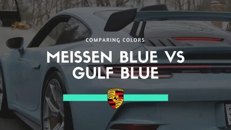 Porsche Meissen Blue Vs Gulf Blue: Comparing Iconic Blues