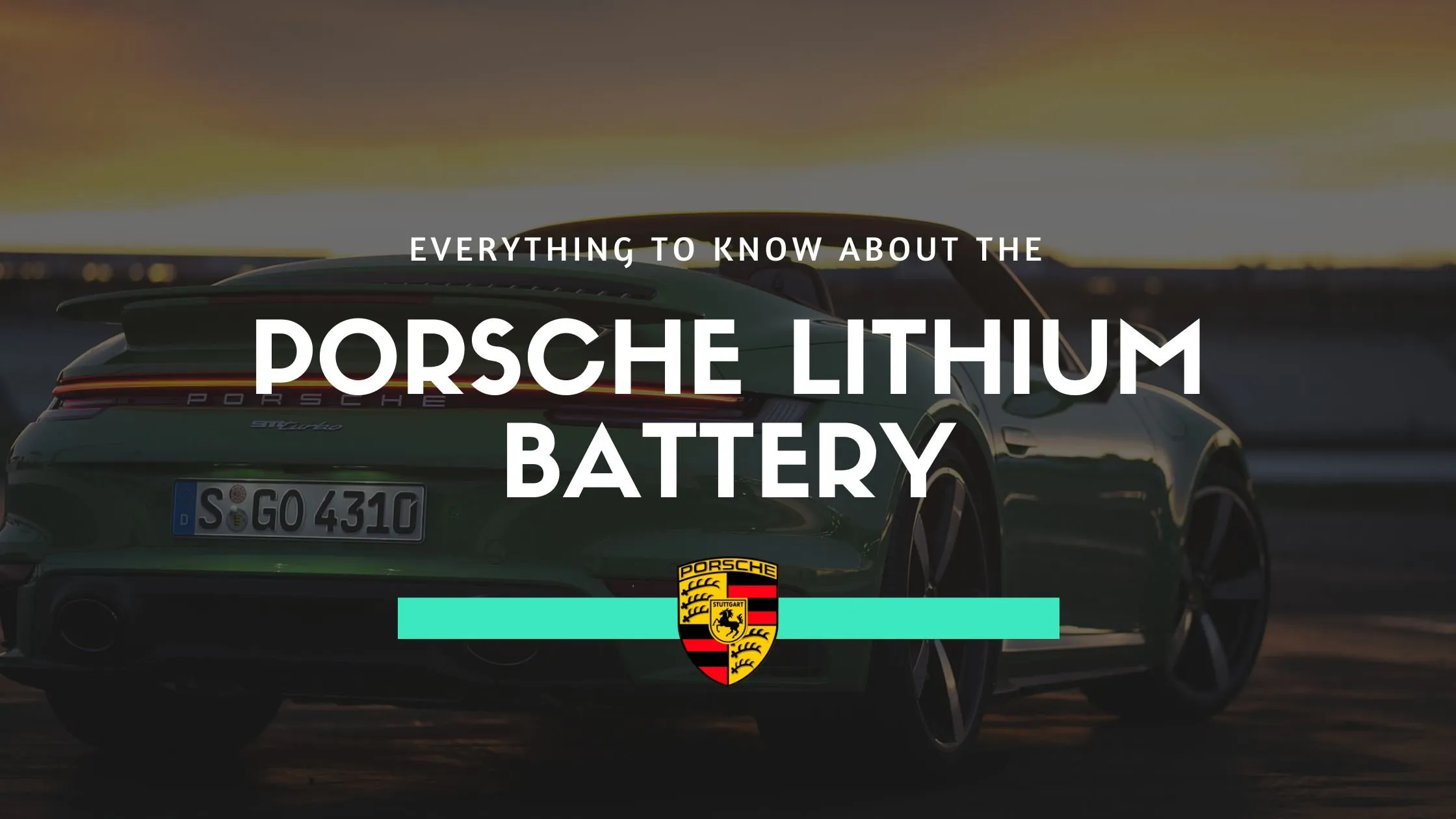 porsche lithium battery