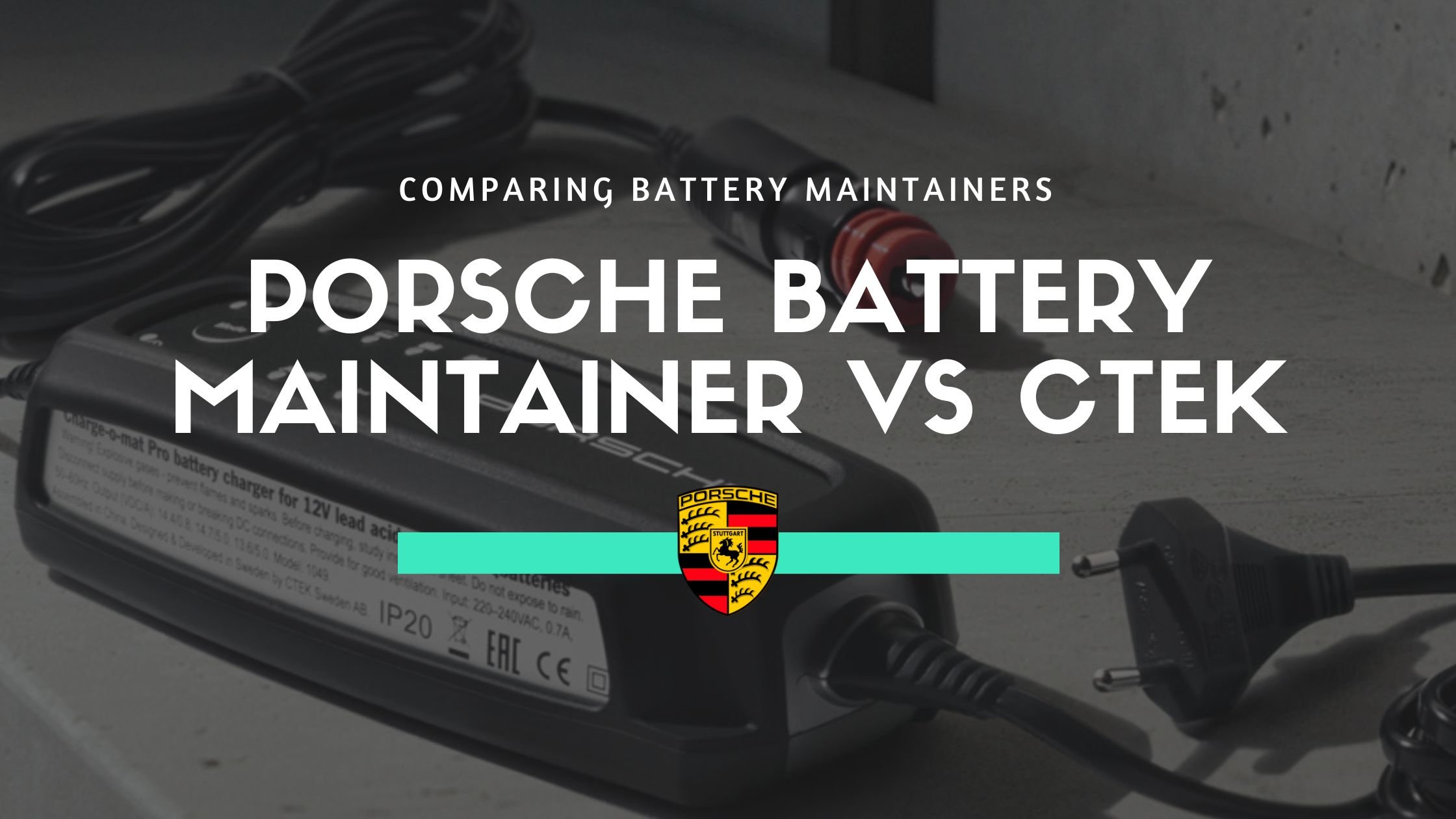 porsche battery maintainer vs ctek