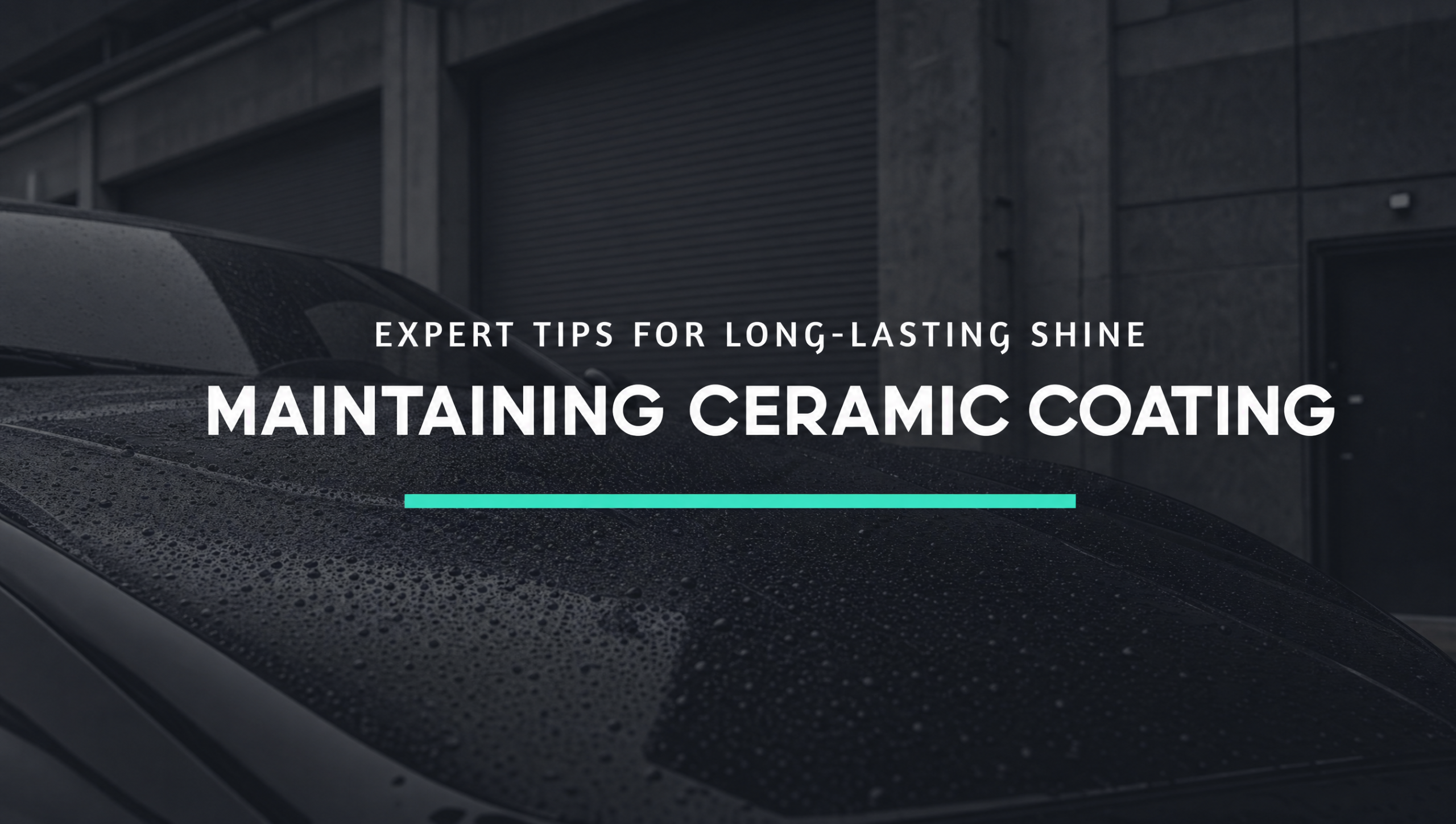 How to Maintain Ceramic Coating